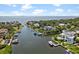 A waterfront neighborhood showing the canal and the bay at 1703 N Tamiami Trl # 302, Sarasota, FL 34234