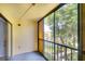 Private screened balcony overlooking a tranquil garden at 505 30Th W Ave # E304, Bradenton, FL 34205
