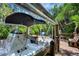 Convenient boat dock with lift for easy access at 18050 Wooden Skiff Ct, Nokomis, FL 34275