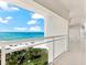 Spacious balcony overlooking the beach and ocean at 240 Sands Point Rd # 4507, Longboat Key, FL 34228