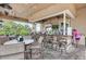 Relaxing outdoor bar by the pool with comfortable seating at 350 River Enclave Ct, Bradenton, FL 34212