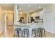 Kitchen with granite countertops and white shaker cabinets at 350 River Enclave Ct, Bradenton, FL 34212