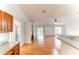 Open kitchen with granite countertops, stainless steel appliances, and wood cabinets at 4005 Belladonna Ave, North Port, FL 34286