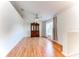 Dining area with hardwood floors and a large window at 4005 Belladonna Ave, North Port, FL 34286