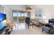 Spacious living room with balcony access at 4570 Pinebrook Cir # 603, Bradenton, FL 34209