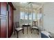 Bright breakfast nook with built-in cabinets and window seat at 4570 Pinebrook Cir # 603, Bradenton, FL 34209