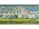 Aerial view of house and neighborhood, highlighting location at 14551 Skipping Stone Loop, Parrish, FL 34219