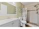 Updated bathroom with walk-in shower and new vanity at 5412 11Th Street E Cir # 41, Bradenton, FL 34203
