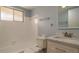 Stylish bathroom with a bathtub, and modern fixtures at 2425 Flamingo Blvd # K28, Bradenton, FL 34207