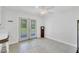 Cozy kitchen nook with french doors, tiled floors, and exterior views at 3125 Pickett St, Port Charlotte, FL 33981