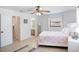 Spacious bedroom with an ensuite bathroom and walk-in closet creates a private retreat at 4175 Arrow Ln, Sarasota, FL 34232