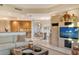 Spacious living room with open concept kitchen at 2151 Gulf Of Mexico Dr # 5, Longboat Key, FL 34228