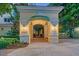 Well-lit walkway to the condo building at 2151 Gulf Of Mexico Dr # 5, Longboat Key, FL 34228