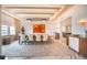 Elegant dining room featuring a large table, chandelier, and stunning artwork at 1111 Ritz Carlton Dr # 1802, Sarasota, FL 34236