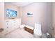 Stylish bathroom with a toilet and bidet, plus ample storage at 1111 Ritz Carlton Dr # 1802, Sarasota, FL 34236