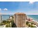 High-rise building exterior showcasing waterfront location at 1111 Ritz Carlton Dr # 1802, Sarasota, FL 34236