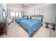 Guest bedroom with two beds and a ceiling fan at 1111 Ritz Carlton Dr # 1802, Sarasota, FL 34236