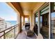 Relaxing balcony overlooking the bay and cityscape at 1111 Ritz Carlton Dr # 1802, Sarasota, FL 34236