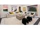 Relaxing living room featuring ample seating and access to outdoor patio at 3582 Recurve Cir, Sarasota, FL 34240