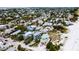 Aerial view of beach houses and oceanfront community at 107 Elm Ave, Anna Maria, FL 34216