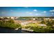 Aerial view of a community near the water with new construction and landscaping at 9970 Key Haven Rd, Seminole, FL 33777