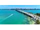 Aerial view of bridge and coastline at 818 Padgett Ave, Sarasota, FL 34237