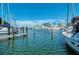 Calm waters and luxury yachts at the marina at 818 Padgett Ave, Sarasota, FL 34237