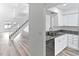 Modern kitchen with granite countertops and stainless steel appliances at 2955 N Beach Rd # A531, Englewood, FL 34223