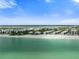 Aerial view showcasing beachfront property with access to the ocean at 2955 N Beach Rd # A531, Englewood, FL 34223