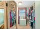Large walk-in closet with ample hanging space and shelving at 3502 Bahia Vista St, Sarasota, FL 34239