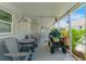 Outdoor kitchen with grill, sink, and covered patio at 3502 Bahia Vista St, Sarasota, FL 34239
