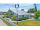 Aerial view showcasing the home's landscaping and curb appeal at 3502 Bahia Vista St, Sarasota, FL 34239