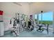 Home gym with exercise equipment and a view at 5444 Gulf Of Mexico Dr, Longboat Key, FL 34228