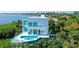 Modern home with infinity pool and water views at 5444 Gulf Of Mexico Dr, Longboat Key, FL 34228