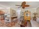 Living room offering a view of the kitchen and comfortable furniture at 773 N Jefferson Ave # 773, Sarasota, FL 34237
