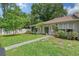 Ranch home with a walkway and well-maintained lawn at 773 N Jefferson Ave # 773, Sarasota, FL 34237