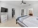 Main bedroom with large closet and en-suite bathroom access at 3831 Parkridge Cir # 1-104, Sarasota, FL 34243