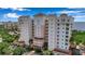 Aerial view of a beautiful condo building overlooking the water at 2825 Terra Ceia Bay Blvd # 1602, Palmetto, FL 34221