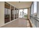 Bright balcony with sliding glass doors and water views at 2825 Terra Ceia Bay Blvd # 1602, Palmetto, FL 34221