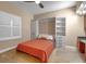 Bedroom with a built-in Murphy bed, shelving and a home office at 2825 Terra Ceia Bay Blvd # 1602, Palmetto, FL 34221