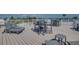 Relaxing rooftop deck with seating and lounge chairs at 2102 Avenue B, Bradenton Beach, FL 34217