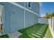 Outdoor putting green next to the house at 2102 Avenue B, Bradenton Beach, FL 34217
