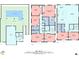 Detailed floor plan showing three-story layout at 2102 Avenue B, Bradenton Beach, FL 34217