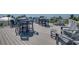 Spacious rooftop deck with ample seating for entertaining at 2102 Avenue B, Bradenton Beach, FL 34217