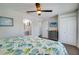 Spacious bedroom with a queen bed and built-in closet at 2102 Avenue B, Bradenton Beach, FL 34217