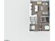 3rd floor plan showing an open concept living area, 2 bedrooms, and 2 bathrooms at 2102 Avenue B, Bradenton Beach, FL 34217