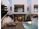 Modern home with private pool and outdoor lounge area at 1611 4Th St # B6, Sarasota, FL 34236