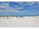 Beach access with lounge chairs and umbrellas at 1350 N Portofino Dr # 310, Sarasota, FL 34242