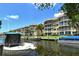 Waterfront community with boat slips and lush landscaping at 1350 N Portofino Dr # 310, Sarasota, FL 34242