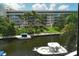 Relaxing view of the waterway from the condo at 1350 N Portofino Dr # 310, Sarasota, FL 34242